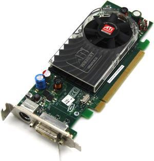 ATI Radeon2400 XT B276 PCI-E Video Graphics Card Low Profile 256MB DMS-59/S-Video DVI TV Out HW916 0HW916 ATI-102-B27602(B)