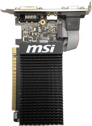 MSI NVIDIA GeForce GT 710 2GB DDR3 Video Graphics Card GT 710 2GD3H LP