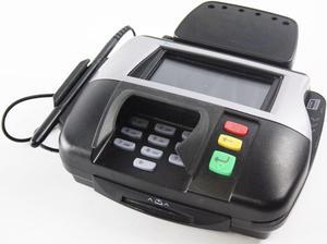 Verifone MX 860 MX860 LED Option Credit Card Terminal M094-409-01-RC M094-409-01-R W/O AC Adapter