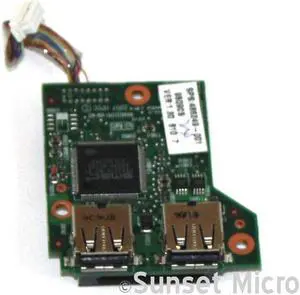 HP Compaq 6530b 6730b 6735b 7 in 1 SD Card Reader Dual USB Ports Board Module Audio 486249-001