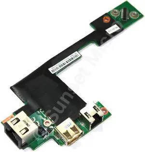 IBM Lenovo Thinkpad W510, T510 Laptop USB Lan Ethernet Port Sub Card Board 55.4CU02.021G 63Y2125