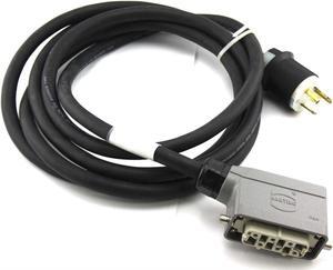 Sun Microsystems Harting .50 AC HBL2621 Industrial 3-Prong Locking Power Cord 30A 250V 180-1954-02