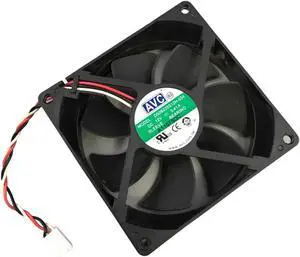 AVC DS09225S12H-034 Sleeve Bearing Desktop 3 Pin Cooling Fan 12V ~ 0.41A