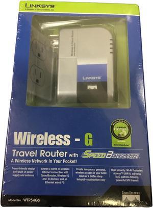 Linksys WTR54GS 54 Mbps 1-Port 10/100 Wireless G Router/WTR54GS/ NEW!
