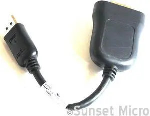 HP DisplayPort (DP) to DVI-D Adapter / Converter HPK-481409-001