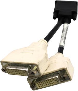 Dell Molex DMS-59 to Dual DVI Y Splitter Connector Cable 0H9361 0J9256 (68573-0004)