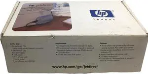 HP JetDirect 75x External Print Server J6036A w/AC Adapter & USB/Network Cables