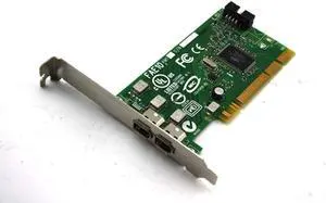 Dell Adaptec Dual FireWire LSI Port Adapter Card High Profile IEEE 1394 PCI H924H 0H924H