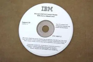 IBM eServer BladeCenter Server Brocade 4GB SAN Switch Module Software Disc 24R9712