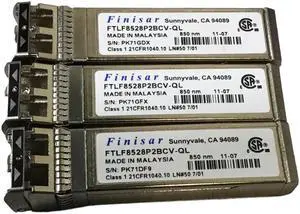 Lot of 3 Finisar QLE2562 Server Optical Transceiver Module 8GB Fibre Channel SFP+ 150m FTLF8528P2BCV-QL
