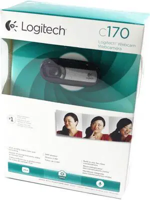 NEW Logitech C170 USB WebCam V-U0026 860-000379