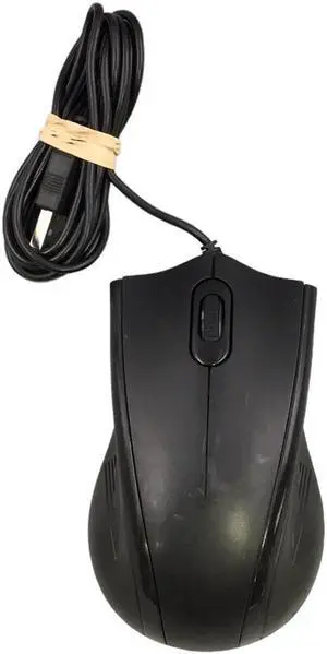 iMicro MO-M128VCM Wired USB Optical Mouse, Black