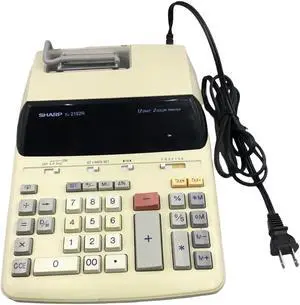 Sharp 12 Digit Commercial Printing Calculator EL-2192R