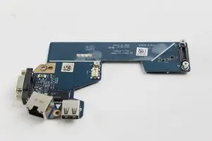 Dell Latitude E5530 Laptop Ethernet USB VGA Port Board 0826R6 826R6 LS-7908P