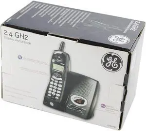 GE 27851FE1-B digital cordless Phone W/ handset & AC Adapter 27851FE1 KU2B-090-0350D