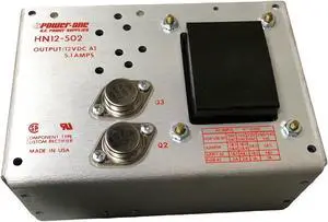 Power-One HN12-502 HN12502 DC Power Supply 12VDC 5.1A C