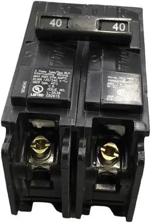 Siemens B240H 2 pole 22k Bolt on Circuit Breaker 40 amp 240V