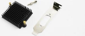 Matrox Millenium G550LP Single Port DMS-59 Low Profile PCI Bracket W/ Heatsink & screws P167-0004M F2362-00, F7230-00 MGIG55-MDDE32LPDF