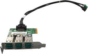 HP Powered USB Ports RP5800 3-Port 12v 638945-001 640269-001 w/Cable632849-001
