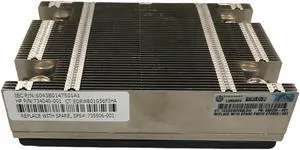 HP 775403-0HP ProLiant DL360P Gen8 V2 Server Screw Down HeatSink P/N: 735506-001 01 734042-001 735508-001 HP CPU HEATSINK PROLIANT DL360 GEN9 G9