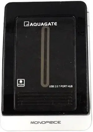 Monoprice Aquagate USB 2.07 port hub high performance no Adapter