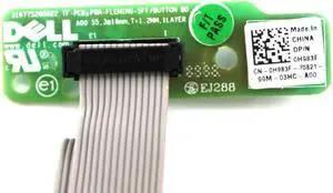 Dell Optiplex GX960 980 960 LED Power Button Board SFF 0H983F H983F W/ Cable 0C166T