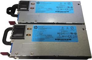 Lot of 2- 643931-001 HP Power Supply 460W HSTNS-PL28