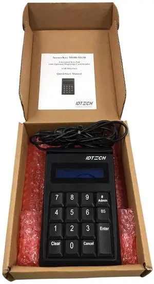 ID Tech SecureKey USB Numeric MSR Keypad IDKE-534833ABE