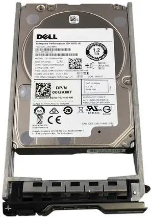 Dell 1FF200-151 ST1200MM0088 1.2 TB 12GB 10K, 00GkW7 w/Caddy