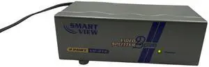 Smart View VS-812PF 2-Port VGA Video Splitter w/ O Power Adapter