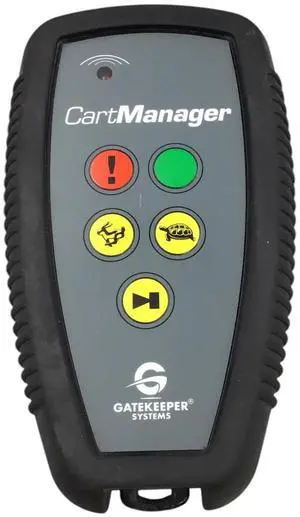 Gatekeeper K-9400 Wireless 5-Button Portable Remote Control For Cart Manager