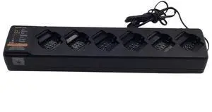 Motorola PMPN4588A 6-Way Charger for Motorola Curve Series 2-Way Radios