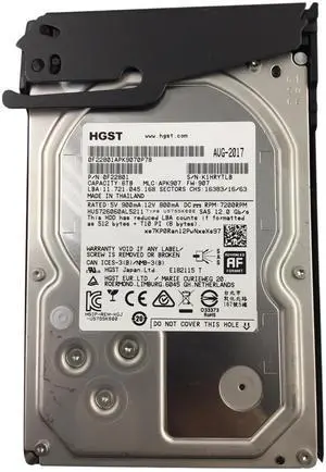 HGST HUS726060AL5211 6TB 7.2K 12GB 3.5" SAS Hard Drive 0F22801