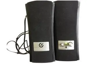 Sakar 79534N Desktop Computer Speakers with Volume Control & Power LED  110V