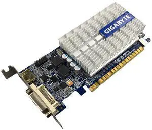 Gigabyte GeForce 210 Graphics Card Low Profile 1GB DDR3 HDMI DVI GV-N210SL-1GI