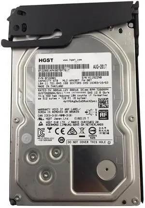 HGST HUS726060AL5211 6TB 7.2K 12GB 3.5" SAS Hard Drive 0F22801