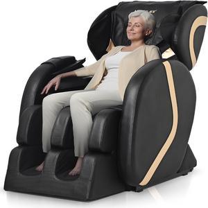 2023 Massage Chair Recliner with Zero Gravity with Full Body Air Pressure Easy to Use at Home and in The Office (Black)