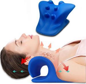 Neck and Shoulder Relaxer, Cervical Traction Device for Muscle Tension Relief, Neck Stretcher for TMJ Pain Relief and Cervical Spine Alignment, Chiropractic Pillow