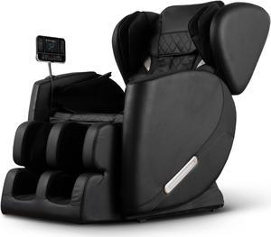 Full Body Massage Chair with Zero Gravity, Massage Chair Recliner with Heating, Airbags, Bluetooth Speaker, Foot Roller