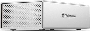 Yottamaster Aluminum 3.5" 2 Bay Type C RAID Hard Drive Enclosure 10Gbps Support 32TB, RAID 1/JBOD/PM for 3.5/2.5 Inch HDD/SSD,Mac Style Designed for Personal Storage at Home&Office [PS200RC3]