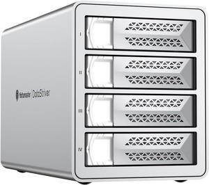 Yottamaster Aluminum 4 Bay RAID Hard Drive Enclosure, USB3.0 for 2.5" & 3.5" SATA HDD/SSD US