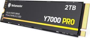 Yottamaster Y7000Pro 2TB SSD M.2 PCIe 4.0, Up to 7000MB/s, M.2 2280 NVMe Internal Solid State Drive with 3D QLC NAND Flash, Upgrade Storage for PS5, PC Computer, Laptop, Gaming