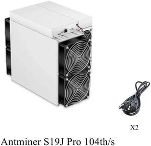 S19J Pro Bitmain mining SHA-256 algorithm with a maximum hashrate of 104Th/s