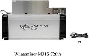 Blockchain Microbt 72t Btc Bitcoin Miner M31s Whatsminer 3050W PSU Inlcuded