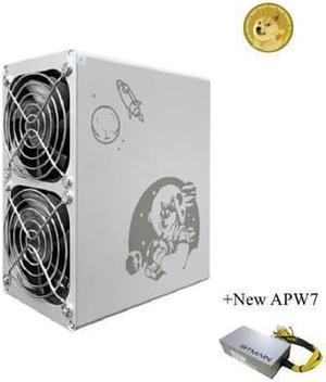 Mini-DOGE 185MH/S DOGE& LTC Mining Machine Low noise Small& Simple Home Mining Home Riching With 1800W Antminer APW7 Power Supply