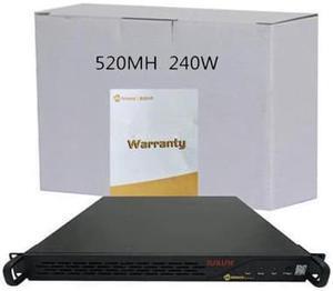 Jasminer X4 1U Server ETC Asic Mute Miner Hashrate of 520MH/s with Lowest Consumption 240W Ethereum Miner Supply and Guaranty by ELEC SPACE 180 Days