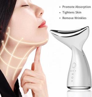 TAKROL Neck Care Face Lifting Device 3 Colors LED Photon Therapy Heating For Chin Massager Remove Double Chin Beauty Instrument