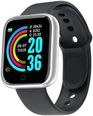Smart Watch Sport Waterproof Heart Rate Blood Pressure Monitor Bluetooth Men Women Smartwatch For Android IOS PK apple watch Silver