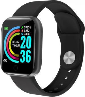 Smart Watches Men Women Smartwatch Heart Rate Step Calorie Fitness Tracking Sports Bracelet For Apple Android Smart Watch Black