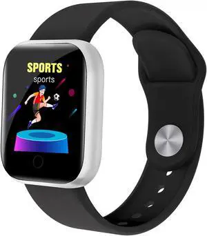 Smart Watches Men Women Smartwatch Heart Rate Step Calorie Fitness Tracking Sports Bracelet For Apple Android Smart Watch Silver
